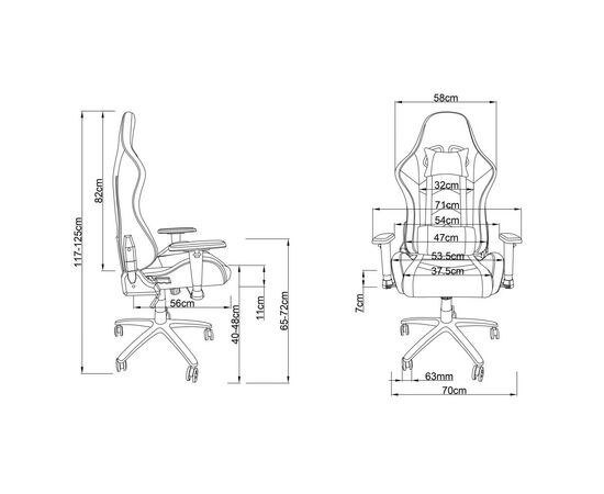 Кресло игровое 2E GAMING OGAMA RGB Black (2E-GC-OGA-BKRGB), изображение 12 Кресло игровое 2E GAMING OGAMA RGB Black (2E-GC-OGA-BKRGB), изображение 12