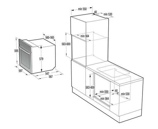 Духовой шкаф Gorenje BOP8737B, изображение 12 Духовой шкаф Gorenje BOP8737B, изображение 12