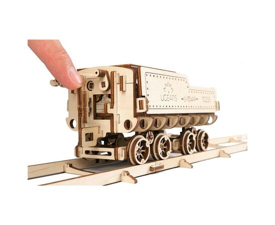 Конструктор Ugears Локомотив с тендером V-Экспресс (70058), изображение 9 Конструктор Ugears Локомотив с тендером V-Экспресс (70058), изображение 9