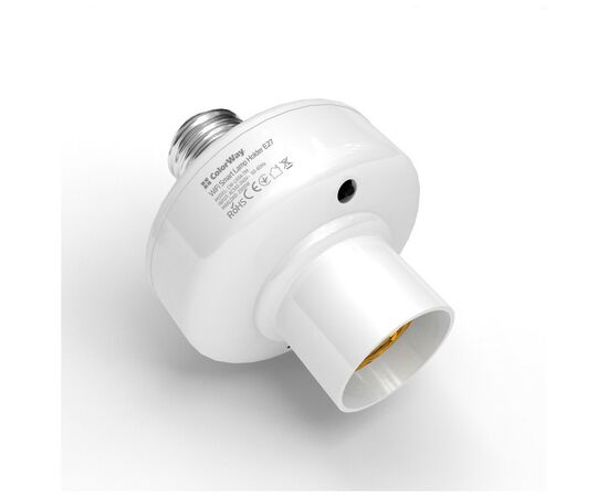 Умная лампочка ColorWay Wi-Fi Smart Lamp Holder E27 (CW-LH3A-TM), изображение 7 Умная лампочка ColorWay Wi-Fi Smart Lamp Holder E27 (CW-LH3A-TM), изображение 7