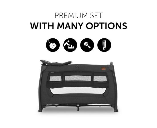 Детский манеж Hauck Play N Relax Melange Black (60010-8), изображение 3 Детский манеж Hauck Play N Relax Melange Black (60010-8), изображение 3