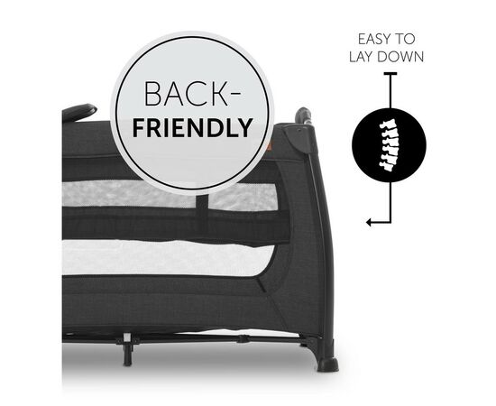 Детский манеж Hauck Play N Relax Melange Black (60010-8), изображение 6 Детский манеж Hauck Play N Relax Melange Black (60010-8), изображение 6