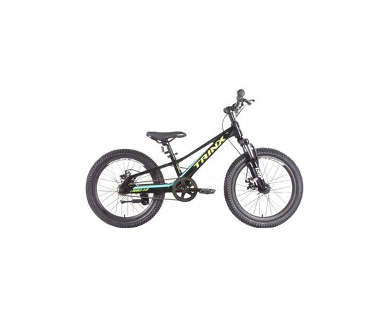 Велосипед Trinx Seals 1.0 20" Black-Yellow-Cyan (SEALS1.0BYC)