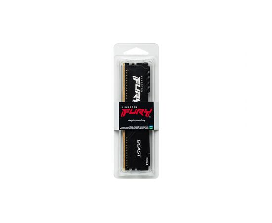 Модуль памяти для компьютера DDR4 32GB 3600 MHz Fury Beast Black Kingston (KF436C18BB/32), изображение 5 Модуль памяти для компьютера DDR4 32GB 3600 MHz Fury Beast Black Kingston (KF436C18BB/32), изображение 5