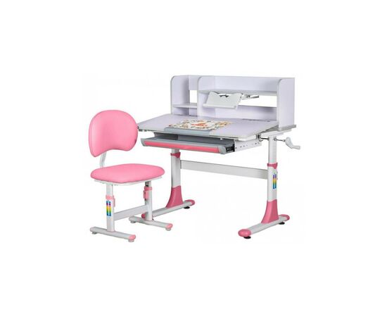 Парта со стулом Evo-kids Pink (BD-21 PN)