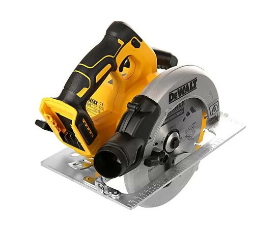 Дисковая пила DeWALT 18В XR Li-Ion, диск 184х16 мм (без АКБ та ЗП) (DCS570N), изображение 8 Дисковая пила DeWALT 18В XR Li-Ion, диск 184х16 мм (без АКБ та ЗП) (DCS570N), изображение 8