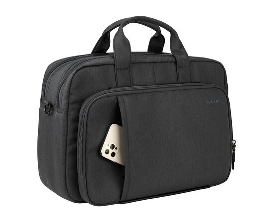 Сумка для ноутбука Tucano 15.6" Flash, Black (BFLASH15-BK), изображение 11