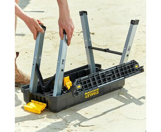 Ящик для инструментов Stanley FatMax ящик- стремянка, 25”, 290 x 640 x 300 мм (FMST81083-1), изображение 10 Ящик для инструментов Stanley FatMax ящик- стремянка, 25”, 290 x 640 x 300 мм (FMST81083-1), изображение 10