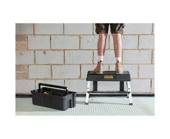 Ящик для инструментов Stanley FatMax ящик- стремянка, 25”, 290 x 640 x 300 мм (FMST81083-1), изображение 8 Ящик для инструментов Stanley FatMax ящик- стремянка, 25”, 290 x 640 x 300 мм (FMST81083-1), изображение 8