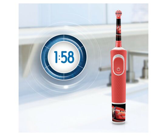 Электрическая зубная щетка Oral-B PRO 700 D16.513.1U + D100.410.2K Cars (Family Edition), изображение 6 Электрическая зубная щетка Oral-B PRO 700 D16.513.1U + D100.410.2K Cars (Family Edition), изображение 6