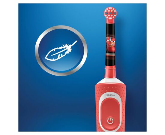 Электрическая зубная щетка Oral-B PRO 700 D16.513.1U + D100.410.2K Cars (Family Edition), изображение 7 Электрическая зубная щетка Oral-B PRO 700 D16.513.1U + D100.410.2K Cars (Family Edition), изображение 7