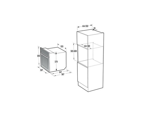 Духовой шкаф Gorenje BO737E114XG + ECS643BSC (КОМПЛЕКТ BO737E114XG + ECS643BSC), изображение 11
