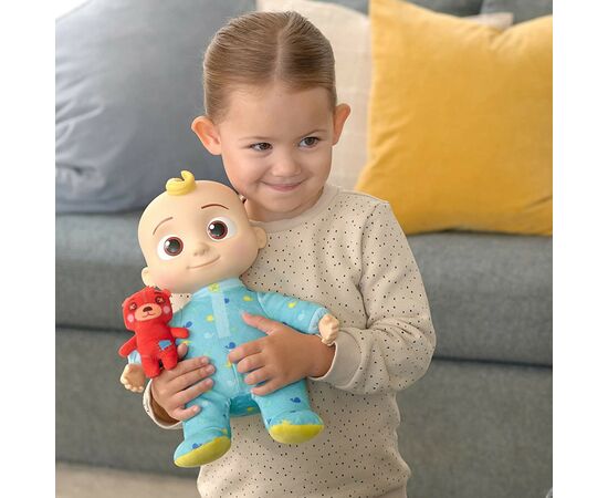 Интерактивная игрушка CoComelon Roto Plush Bedtime JJ Doll Джей Джей со звуком (CMW0016), изображение 10 Интерактивная игрушка CoComelon Roto Plush Bedtime JJ Doll Джей Джей со звуком (CMW0016), изображение 10