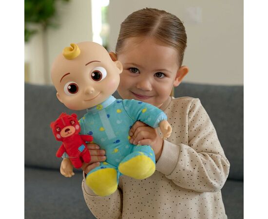 Интерактивная игрушка CoComelon Roto Plush Bedtime JJ Doll Джей Джей со звуком (CMW0016), изображение 8 Интерактивная игрушка CoComelon Roto Plush Bedtime JJ Doll Джей Джей со звуком (CMW0016), изображение 8