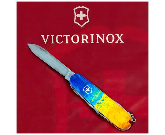 Нож Victorinox Climber Ukraine Жовто-синій малюнок (1.3703.7_T3100p), изображение 5 Нож Victorinox Climber Ukraine Жовто-синій малюнок (1.3703.7_T3100p), изображение 5