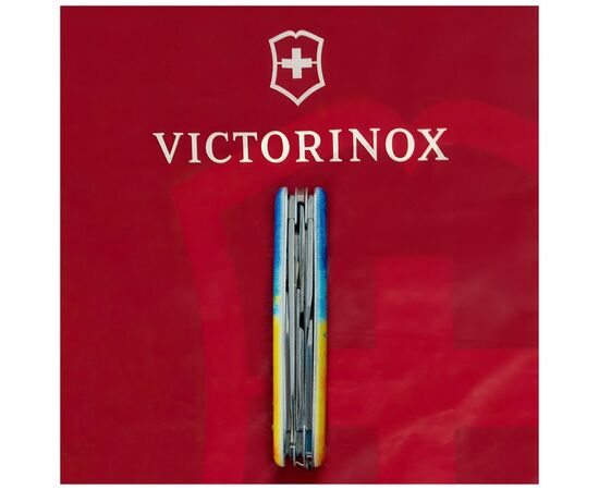 Нож Victorinox Climber Ukraine Жовто-синій малюнок (1.3703.7_T3100p), изображение 8 Нож Victorinox Climber Ukraine Жовто-синій малюнок (1.3703.7_T3100p), изображение 8