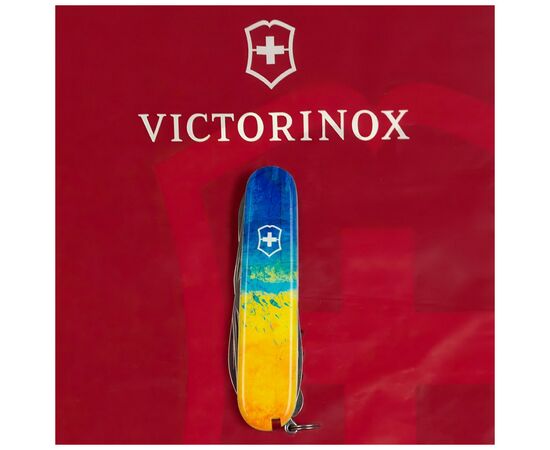 Нож Victorinox Climber Ukraine Жовто-синій малюнок (1.3703.7_T3100p), изображение 9 Нож Victorinox Climber Ukraine Жовто-синій малюнок (1.3703.7_T3100p), изображение 9