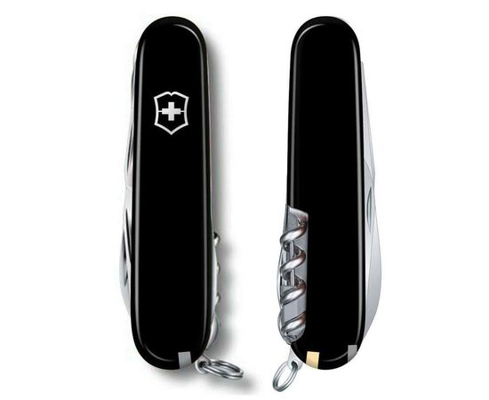 Нож Victorinox Huntsman 91 мм Чорний (1.3715.3), изображение 3 Нож Victorinox Huntsman 91 мм Чорний (1.3715.3), изображение 3