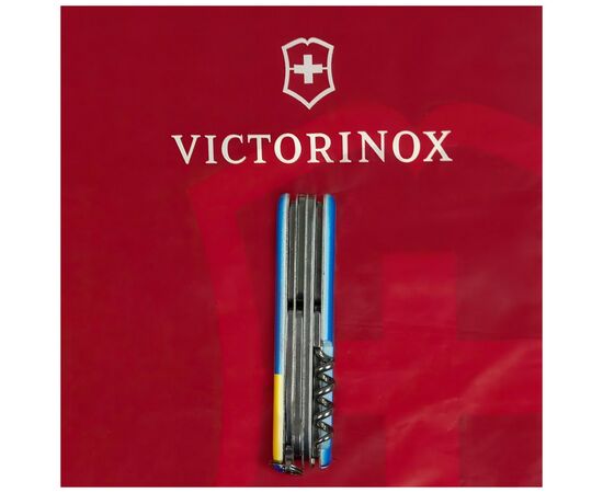 Нож Victorinox Huntsman Ukraine 91 мм Герб на прапорі вертикальний (1.3713.7_T3030p), изображение 8