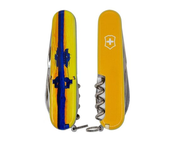 Ніж Victorinox Huntsman Ukraine 91 мм Марка з трактором (1.3713.3_T3110p)