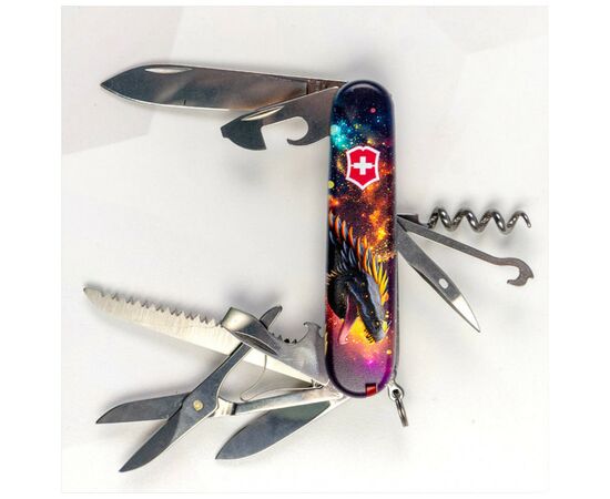 Нож Victorinox Huntsman Zodiac 91 мм Зірковий дракон (1.3713.3_Z3220p), изображение 3