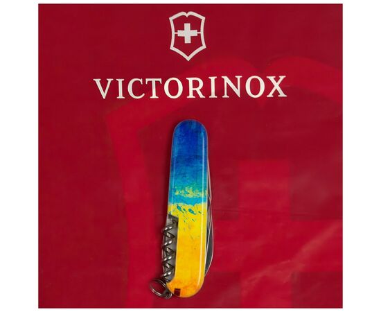 Нож Victorinox Spartan Ukraine 91 мм Жовто-синій малюнок (1.3603.7_T3100p), изображение 10