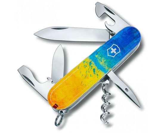 Нож Victorinox Spartan Ukraine 91 мм Жовто-синій малюнок (1.3603.7_T3100p), изображение 2