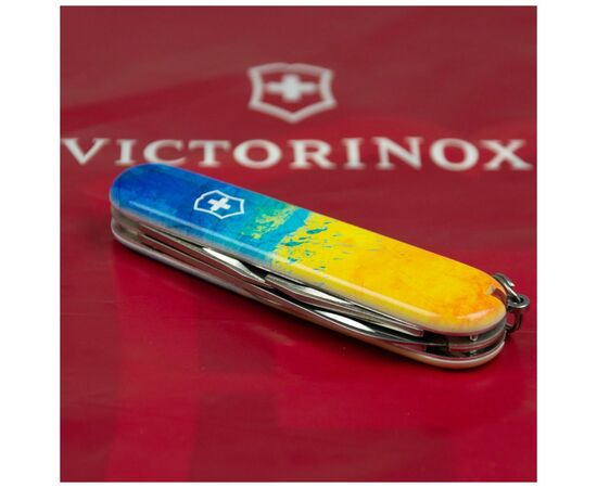 Нож Victorinox Spartan Ukraine 91 мм Жовто-синій малюнок (1.3603.7_T3100p), изображение 3