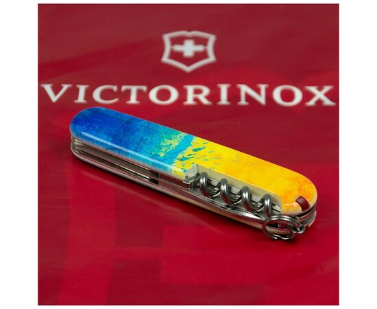 Нож Victorinox Spartan Ukraine 91 мм Жовто-синій малюнок (1.3603.7_T3100p), изображение 4
