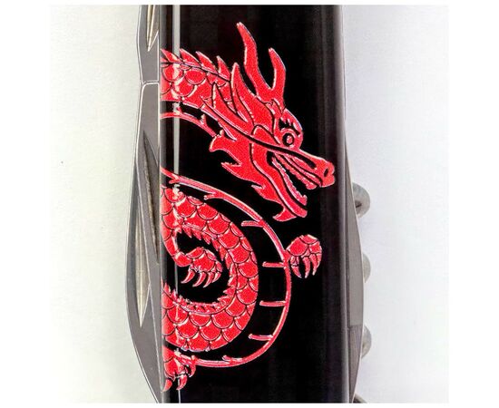 Нож Victorinox Spartan Zodiac 91 мм Червоний дракон (1.3603.3_Z3361u), изображение 2 Нож Victorinox Spartan Zodiac 91 мм Червоний дракон (1.3603.3_Z3361u), изображение 2