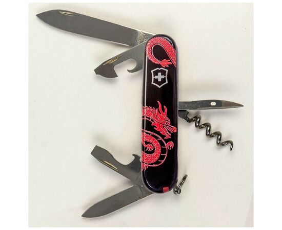 Нож Victorinox Spartan Zodiac 91 мм Червоний дракон (1.3603.3_Z3361u), изображение 3 Нож Victorinox Spartan Zodiac 91 мм Червоний дракон (1.3603.3_Z3361u), изображение 3