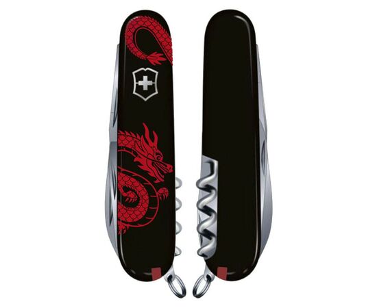 Нож Victorinox Spartan Zodiac 91 мм Червоний дракон (1.3603.3_Z3361u)