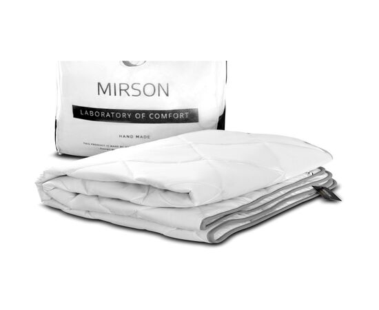 Одеяло MirSon антиаллергенное EcoSilk №1300 Bianco Летнее 140x205 см (2200001527805), изображение 3 Одеяло MirSon антиаллергенное EcoSilk №1300 Bianco Летнее 140x205 см (2200001527805), изображение 3