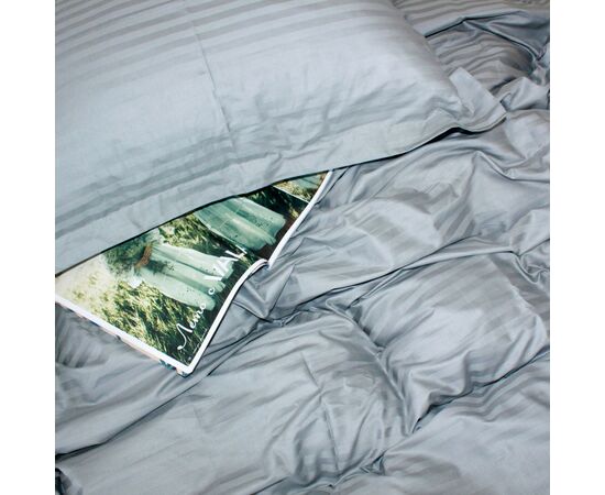 Постільна білизна MirSon Satin 30-0010LightGray 160х220 Сімейний (2200005251171), зображення 5