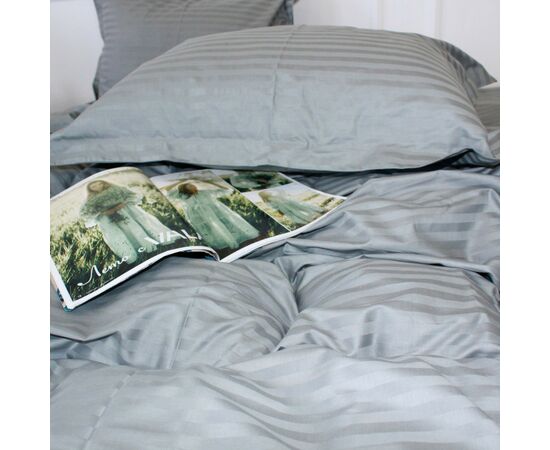 Постільна білизна MirSon Satin 30-0010LightGray 160х220 Сімейний (2200005251171), зображення 6