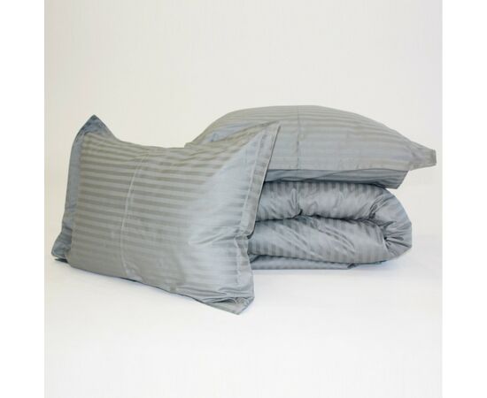 Постільна білизна MirSon Satin 30-0010LightGray 160х220 Сімейний (2200005251171), зображення 8