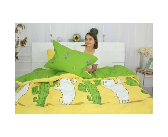 Постельное белье MirSon Бязь Ranforce Elite 17-0372 Cactus Евро (2200004677316), изображение 2