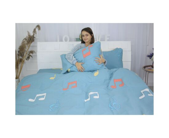 Постільна білизна MirSon Бязь Ranforce Elite 17-0421 Music Двоспальний (2200004671772), зображення 2