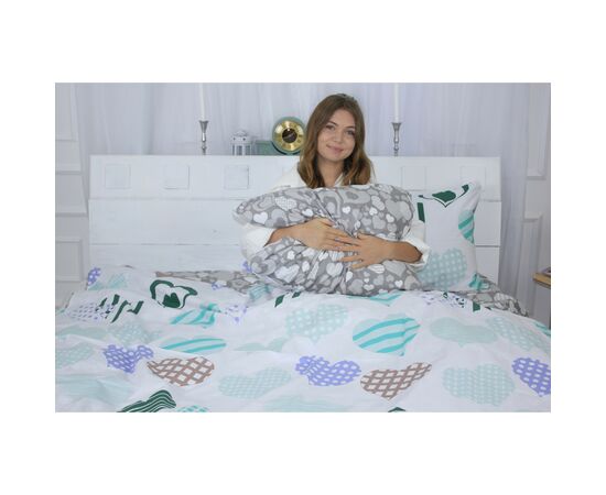 Постельное белье MirSon Бязь Ranforce Elite 17-0533 Hearts 143х210 (2200004665757), изображение 4