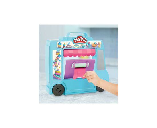 Набор для творчества Hasbro Play-Doh Грузовик с мороженым (F1390), изображение 11 Набор для творчества Hasbro Play-Doh Грузовик с мороженым (F1390), изображение 11