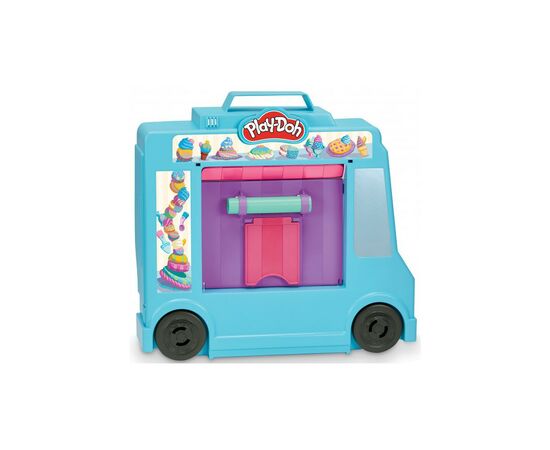 Набор для творчества Hasbro Play-Doh Грузовик с мороженым (F1390), изображение 4 Набор для творчества Hasbro Play-Doh Грузовик с мороженым (F1390), изображение 4