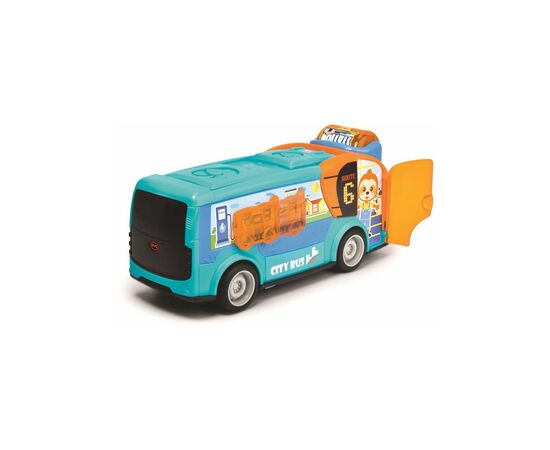 Спецтехника Dickie Toys Городской автобус АВС "BYD" с открывающейся дверцей и подвижными деталями, 22 см (4113000), изображение 6 Спецтехника Dickie Toys Городской автобус АВС "BYD" с открывающейся дверцей и подвижными деталями, 22 см (4113000), изображение 6