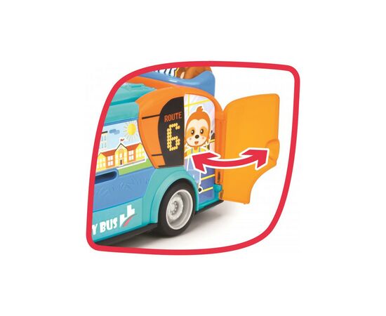 Спецтехника Dickie Toys Городской автобус АВС "BYD" с открывающейся дверцей и подвижными деталями, 22 см (4113000), изображение 8 Спецтехника Dickie Toys Городской автобус АВС "BYD" с открывающейся дверцей и подвижными деталями, 22 см (4113000), изображение 8