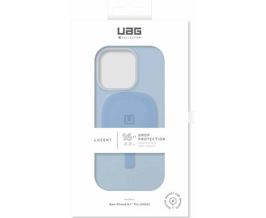 Чохол до моб. телефона Uag [U] Apple iPhone 14 Pro Lucent 2.0 Magsafe, Cerulean (114078315858), зображення 12