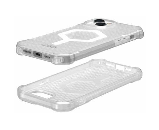 Чохол до моб. телефона Uag Apple iPhone 14 Essential Armor Magsafe, Frosted Ice (114089110243), зображення 10 Чохол до моб. телефона Uag Apple iPhone 14 Essential Armor Magsafe, Frosted Ice (114089110243), зображення 10
