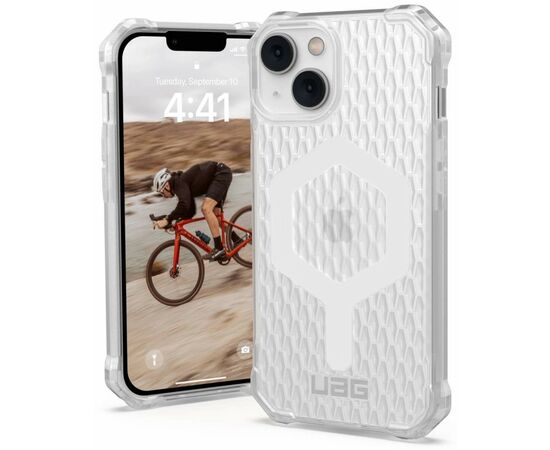 Чохол до моб. телефона Uag Apple iPhone 14 Essential Armor Magsafe, Frosted Ice (114089110243), зображення 11 Чохол до моб. телефона Uag Apple iPhone 14 Essential Armor Magsafe, Frosted Ice (114089110243), зображення 11