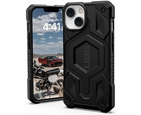 Чохол до моб. телефона Uag Apple iPhone 14 Monarch Pro Magsafe, Black (114028114040), зображення 10 Чохол до моб. телефона Uag Apple iPhone 14 Monarch Pro Magsafe, Black (114028114040), зображення 10