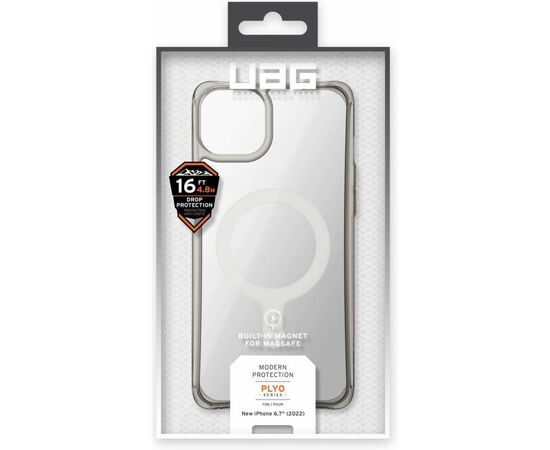Чехол для моб. телефона Uag Apple iPhone 14 Plus Plyo Magsafe, Ash (114069113131), изображение 12 Чехол для моб. телефона Uag Apple iPhone 14 Plus Plyo Magsafe, Ash (114069113131), изображение 12