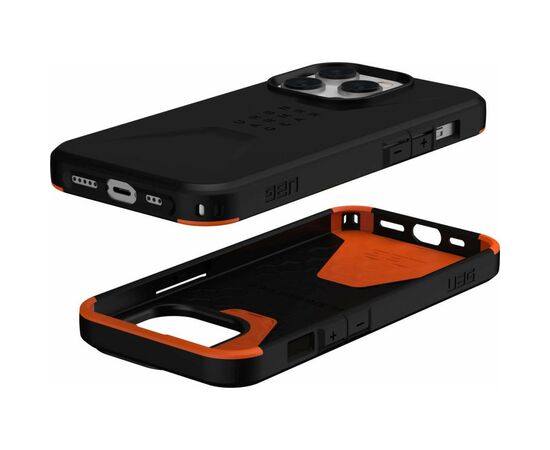 Чехол для моб. телефона Uag Apple iPhone 14 Pro Civilian, Black (114042114040), изображение 10