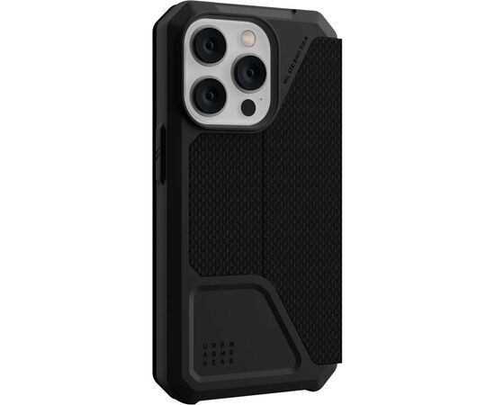 Чехол для моб. телефона Uag Apple iPhone 14 Pro Metropolis, Kevlar Black (114046113940), изображение 2